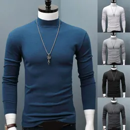 Men's T-Shirts Men's Bottoming Shirt T-shirt Long Sleeve Turtle Neck Sweater Top Tee Extra Soft Winter Warm Fashion Sexy BohoMen's