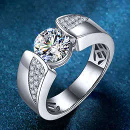 ring ringさん専用 Hip Hop Mens Silver Diamond Ring With Zircon Iced Out Topaz