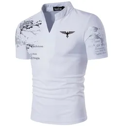 Dingshite verão casual camisa polo homens manga curta camisa de negócios design de moda tops vestido camisa polo para homens roupas 220708