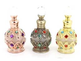 15ml Vintage Refillable Empty Crystal glass Perfume Bottle Handmade Home Decor Lady Holiday Gift6734163
