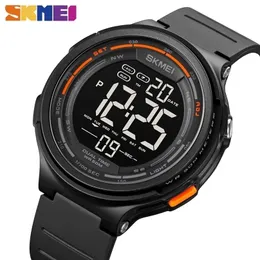 Skmei Creative Led Elektronik Spor Saatleri Sayma Kronom Saati 5Bar Su Geçirmez Erkekler Kol saati Montre Homme Watch 1841 220530