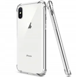 علبة ناعمة واضحة لـ Shockproof لـ XR X XS Max Silicon Back Cover على Apple iPhone 13Promax 8 Plus SE 2020 11 12 13 Pro