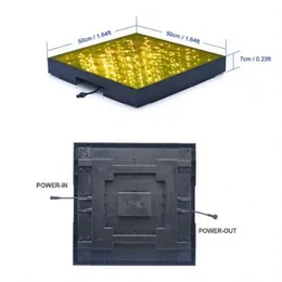 Sprzęt sceniczny Złote Starlit Led Dance Floor na wesele