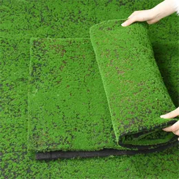 Декоративные цветы венки 1x1m Искусственная травяная газона коврик Стена DIY Зеленый растение Домашнее сад.