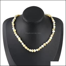 Chokers halsband hängsmycken smycken 2021 enkla colorf pärlor choker halsband mode kvinnor korta bohemiska sommarkedja droppleverans ey5i9