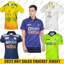 Novos Tops 2022 Cricket Jerseys Camiseta Jersey Rugby Nova Irlanda Índia Austrália Uniforme Zelândia Tamanho S-5XL