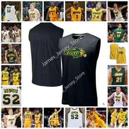 2022 NCAA Stitched Custom North Dakota State Bison Basketball Jersey 9 Ben Woodside 32 Odell Wilson 44 Tyler Witz 0 Reneya Hopkins 4 Ellie Dague 5 Ryan Cobbins Jerseys