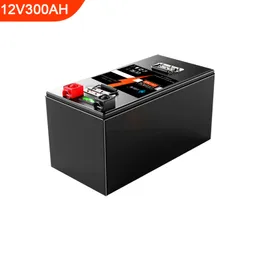 LiFePO4 battery has a built-in BMS display screen of 12V 300ah, which can be customized. It is suitable for golf cart, photovoltaic, boat and Campervan