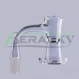 DHL Beracky Full Weld 모래 시계 흡연 Terp Slurper Quartz Banger 10mm 14mm 18mm 베벨 에지 가장자리 매끄러운 용접 슬러퍼 손톱 유리 물 봉