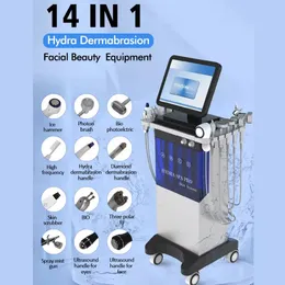 14 in 1 Hydro皮膚剥離顔面美容装備肥沃な掃除機への除去ニキビ水素症デバイスマイクロダーマブレーション