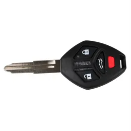 Garanterad 100% 4 knappar Left Groove Car Replacement Remote Key FOB Case Key Shell Housing for Mitsubishi 237g