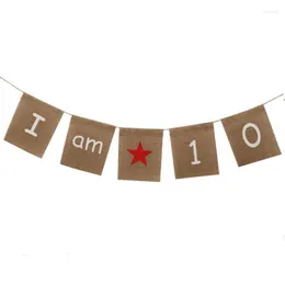 Party Decoration 1pcs 10th Birthday Banner Decorations For Girls DIY Holidays Wedding Camping And Any Occasion