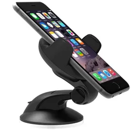 Supports universels pour téléphone de voiture Stand Pare-brise Tableau de bord Bureau 360 Rotation Supports de téléphone portable pour Iphone 13 Pro Max Samsung Xiaomi Huawei Google BlackBerry HTC