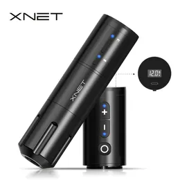 XNET Elite Wireless Tattoo Pen Machine Powerful Coreless DC Motor Fast Charging 2000mAh Lithium Battery for Artist Body 220624