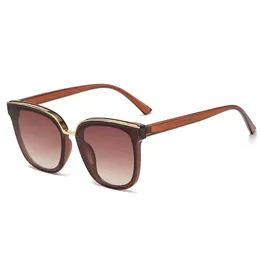 Brand Designer Sunglass brown gold frame 3106# Chaanel High Quality Metal Hinge Sunglasses Men Glasses Women Sun glass UV400 lens Unisex with box