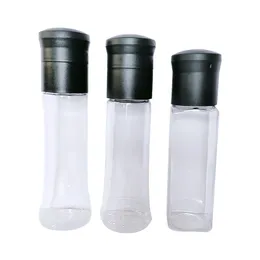 Pepper Grinder Manual Salt and Pepper Mill Grinders Plastic Core Spice Shakers Kitchen Tools Accessories