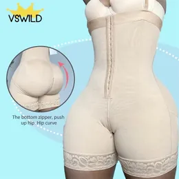 Shapewear Shorts Byxor Butt Lifter Mage Control Trosor High Waist Trainer Body Shaper Compression Body Fajas Skims 220811