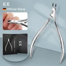 KK Cutticle Nipper unhas Clippers Manicure Manicure Dead Skin Removedor de aço inoxidável Pedicure Cutter Pusher Tool Trimme Hand Care 220510