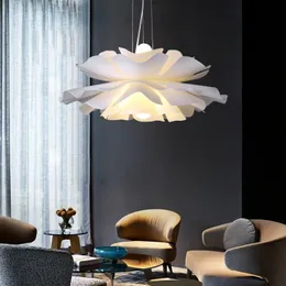 Anhänger Lampen Nordic Acryl Lichter Moderne Kreative Blume Hängen Für Wohnzimmer Dekoration Led Licht Wohnkultur FixturePendant