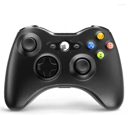 Игровые контроллеры Joysticks Беспроводной контроллер для Xbox 360 2,4 ГГц с приемником удаленного геймпада джойстик Slim