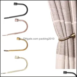 Outra decoração da casa Jardim 2pcs D Cortina Tieback Buckle Januques gancho de parede Montada com tassel Acessórios Drop Drop 2021 I2