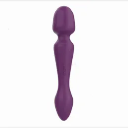 Vibrator Chengren Double Massager Head Women's All Inclusive Rubber Toy Fun Appliance Passion Artifact RGS4