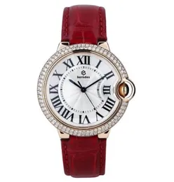 Moda donna d'affari uomo diamante quarzo orologio in acciaio inossidabile Doppio servitore vetro zaffiro profondo impermeabile Movimento sportivo cinturino orologio da polso moda W151