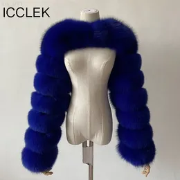 Icclek Fur Coat Fur Fashion Imitation Autumn and Winter New Women's Wear T220716