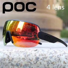 POC AIM 4 Lens Occhiali da sole da ciclismo Sport Road Mountain Bike Occhiali Uomo donna Occhiali da vista Gafas Ciclismo 220524