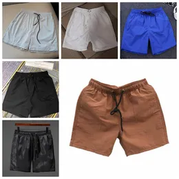 2022 New Designer Men Men Short Style Ponta de tecido à prova d'água Summer Shorts mais novos praias Moda azul branca preta masculina casual shorts de vestuário