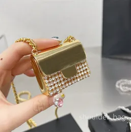 Torba na ramię Crossbody Diamenty Mini imprezy Szminka Tornister Akcesoria metalowe Projektanci Portfel Torebka Torebka z jednym uchwytem Kopertówki damskie Luksusowa torebka Plecak