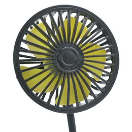 Regulowany wentylator samochodu o 360 stopni 12V 24 V Universal USB Cooling Fan Fan Pulton