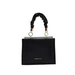 Myyshop Wallet PB0014ファッションレディースPUレザーハンドバッグシングルショルダーバッグメッセンジャーバッグブラック