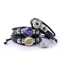 Party Favor Trump 2024 Wristband Adjustable Strap Bracelet