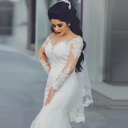 Sereia camadas de saias de casamento vestido de casamento laço appliqued frisado fora do ombro vestido nupcial vestido de novia
