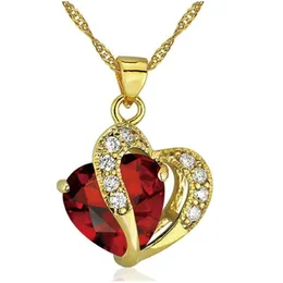 Hanger kettingen xinyi amethist Koreaanse mode ketting vrouwen mooie hart kristallen sieraden xl001-34-spendant