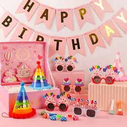 Party Decoration Funny Happy Birthday Glasses Po Prop Creative Pography Supplies Adult Children Sunglasses