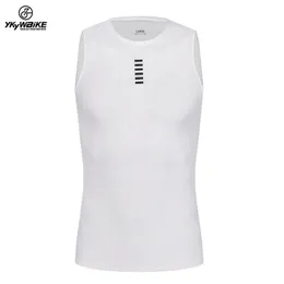 Ykywbike Men Base Layer Summer Jersey Bike Cykel Vest Mesh Underwear Cycling Clothing 220614