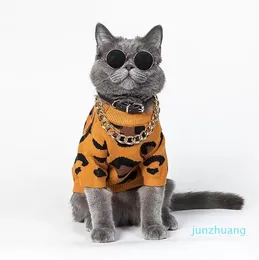 Dog Apparel Sweater Chihuahua Clothes Winter Pet For Small Dogs Cat Designer Leopard Print8920116 996