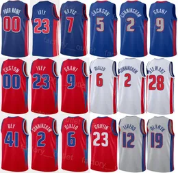 Men Women Kids Print Draft Pick Basketball Jaden Ivey Jersey 23 Kemba Walker Ismael Kamagate Jalen Duren Cade Cunningham Saddiq Bey Kelly Olynyk Killian Hayes Team