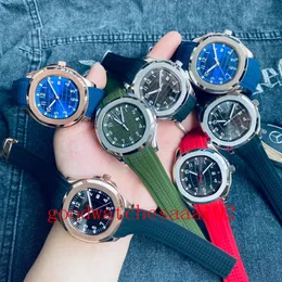8 моделей отличные продажи фабричные часы для мужчин 316 Стальной зеленый белый 40-миллиметровый Aquanaut Jumbo 5168G-010 5167A-001 Движение механические автоматические мужские часы часов