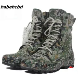 Män tränar skor Fyra säsonger Field Combat Tactics Camouflage Boots Man Special Kind Soldier Wearresistent and Breattable Y200915