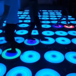 Gorąca sprzedaż RGB 3IN1 Interactive Circle LED Kolorowa parkiet taneczny