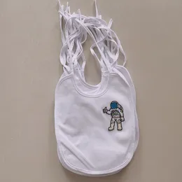 Cartoon Planets Baby BIBS Soft Cotton Waterproof Feeding Toddler BIB Toddler Burp Cloth