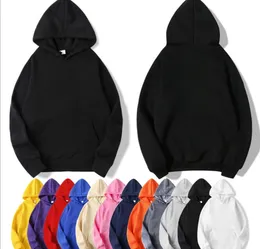 Mode Solide Hoodies Männer Frauen Plain Hoodies Frühling Herbst Winter Langarm Pullover Tops Herren Pullover Größe S-3XL CSWY-CS