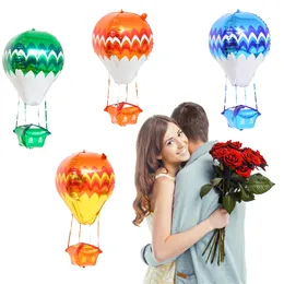 4D House Air Hot Air Balloons Baby Shower Adventures Decor Aluminium Film Foil Balloon Wedding Birthday Decoration Kids Globos