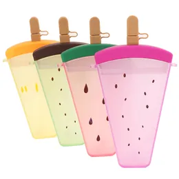 Portable Summer Water Cup 320ML Cute Straw Water Juice Bottle with Rope Outdoor Creative Watermelon Cup Mug