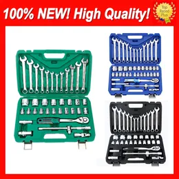 37pcs/Set Car Professional Auto Repair Toolbox Kit Socket Wrench Ratchet Combination Complete Set of Multifunctional Tools and Accessories Tool Kit Free ship