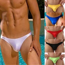 6 x man simning trosor låg midja badkläder sexiga bikini stammar swinsuit mäns mini badsurf underkläder hombre baddräkt 220509