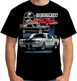 Męskie tshirts męscy licencjonowane shelby muscle gt350 marka tshirt bawełniana teeshirt 230206